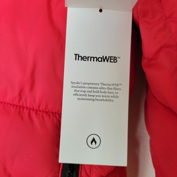 Spyder Boy's Nexus Hooded Puffer Jacket - M (10/12) - Picture 6 of 7